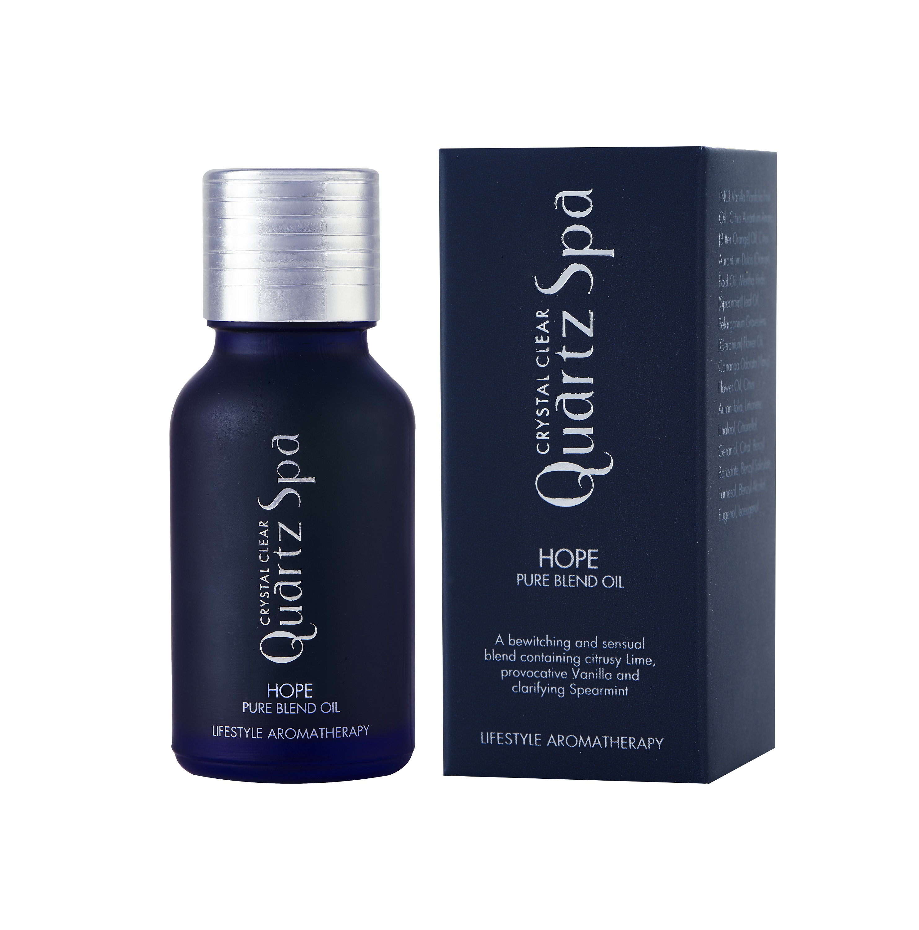 HOPE pure blend oil small bottle and box